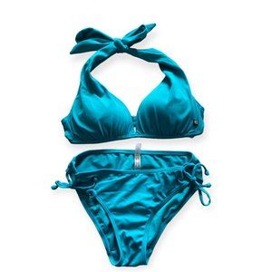 La Vie En Rose Aqua Bikini Top & Bottom